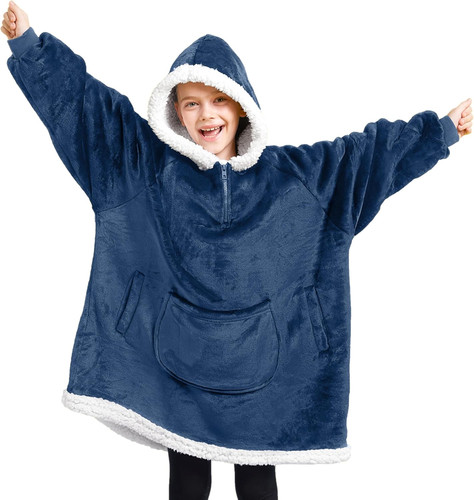 Sherpa fleece wearable - fleece, blanket