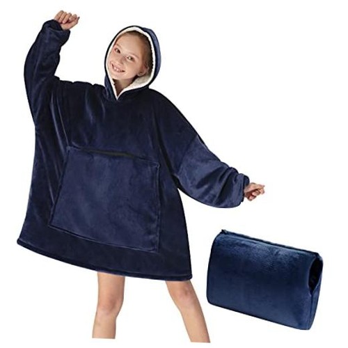 Wearable blanket sweatshirt - wearable,