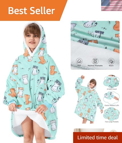 Blanket hoodie wearable - hoodie,