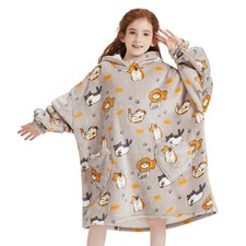 Wearable Blanket Hoodie for