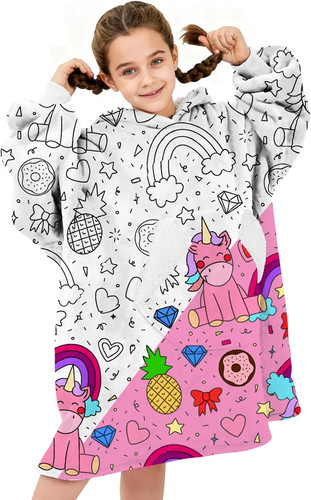 Kids wearable blanket hoodie - kids',