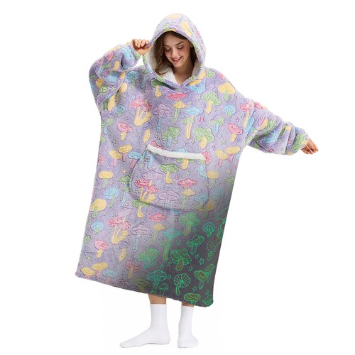Wearable blanket hoodie - blanket, for