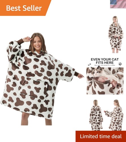 Cozy wearable blanket hoodie - cozy,