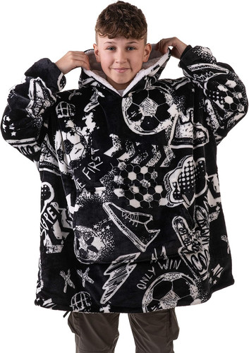 Kids blanket hoodie oversized - kids,