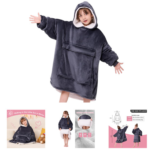 Kids wearable blanket hoodie - kids,