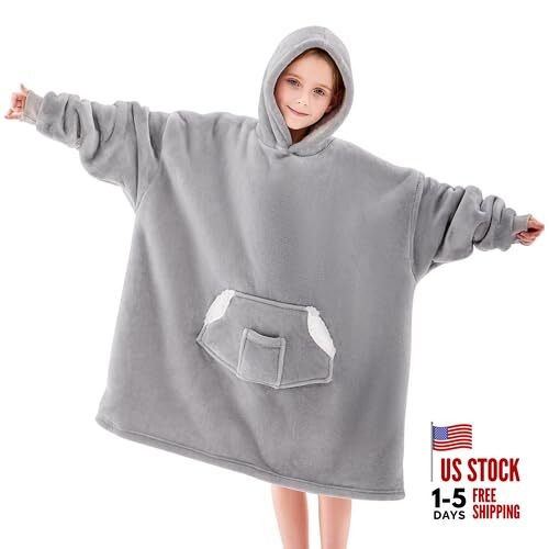 Wearable blanket hoodie for - wearable,