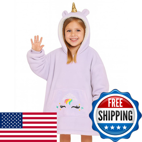 Wearable animal blanket hoodie - animal,