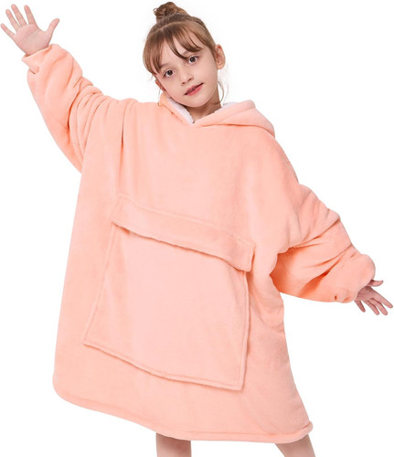 Wearable blanket hoodie kids - wearable,